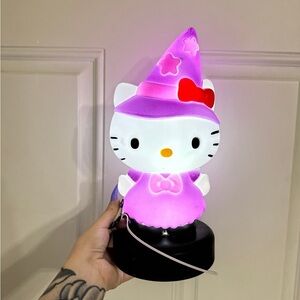 Halloween White Hello Kitty Blow Mold Tabletop Décor, 12 in.